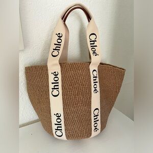 Chloé x Mifuko Large Woody Basket Tote - New!